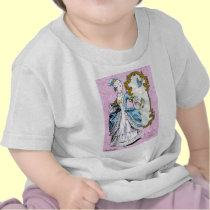 Marie Antoinette with Bluebird t-shirts