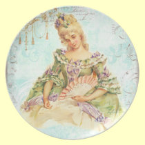 Marie Antoinette with Fan plates
