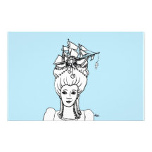 Marie by the Sea Whimsical Stationery