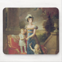 Marie-Caroline de Bourbon  with her Children Mousepad