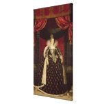 Marie de Medici  in Coronation Robes, c.1610 Gallery Wrap Canvas