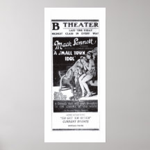 Marie Prevost 1921 vintage movie ad poster