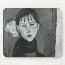 Marie, young woman of the people mousepads