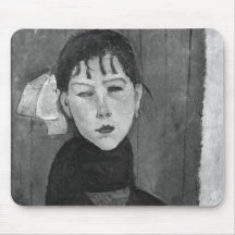 Marie, young woman of the people mouse pads