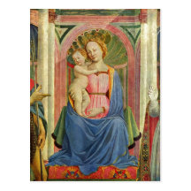 Marienaltar, Szene: Maria mit Kind und Heiligen, D Postcard