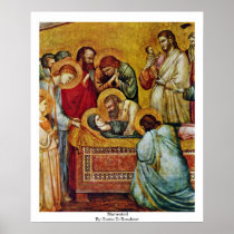 Marientod By Giotto Di Bondone Poster