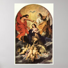 Marie's coronation by Paul Rubens Print