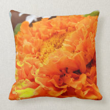 Marigold Flower Pillow