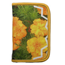 Marigold Flowers Wallet Folio Organizers