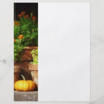 Marigolds and Pumpkins Custom Flyer
