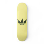 Marihuana funny logo skateboard