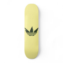 Marihuana funny logo skateboard