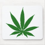 Marijuana Leaf Mouse Pads