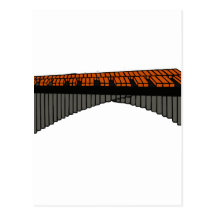 Marimba Design Graphic 1 Post Card