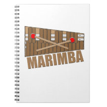 Marimba Spiral Notebook