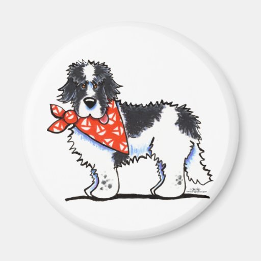 Marin de Landeer Newfie Aimants