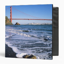Marin Headlands, Golden Gate Bridge; San 3 Ring Binder