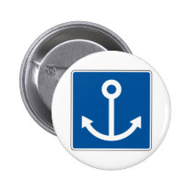 Marina Anchor Street Sign Pin