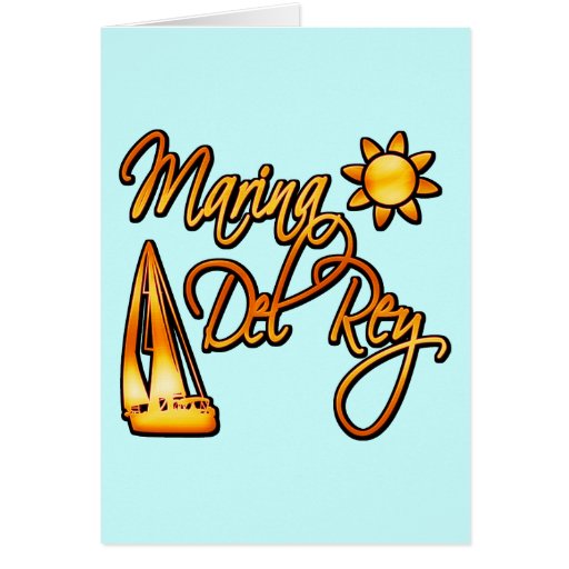 Marina Del Rey Greeting Cards