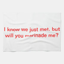 Marinade me kitchen towel