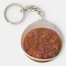 Marinated Beef Ready For Cooking Key Chains