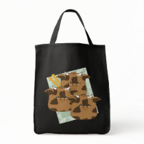Marinated Moo Moo Dumplings Platter Tote Bags