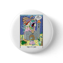 Marine Antoinette (The Fish) Funny Tees Mugs Gifts Pinback Button
