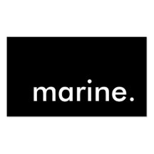 marine. business card templates