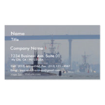 Marine de bateaux nucléaires de sous-marins de sou carte de visite