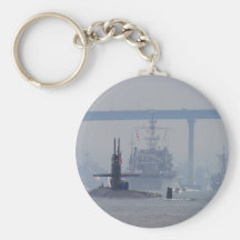 Marine de bateaux nucléaires de sous-marins de sou porte-clefs