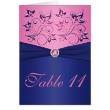 Marine et carte rose de nombre de Tableau