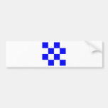 Marine Flag N Bumper Sticker