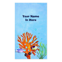 Marine Life Business Card Templates