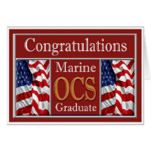 Marine OCS Graduation Congratulations Card