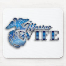 Marine Wife Mousepads