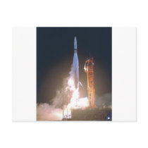 Mariner I 1 rocket into space toward Venus NASA Postcards