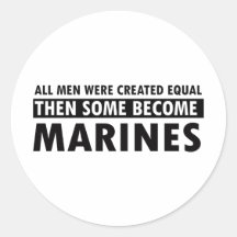 Marines designs stickers