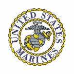 Marines Emblem Embroidered Track Jacket