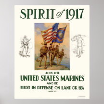 Marines - Spirit of 1917 Posters