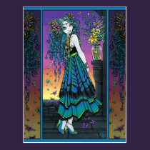 Mariposa Rainbow Butterfly Flower Fairy Postcard postcards