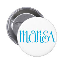 Marisa turquoise blue Button 