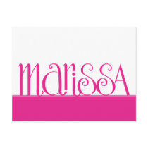 Marissa cherry pink Postcard