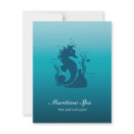 MARITIME SPA SEAHORSE ALGA AND CORALS BLUE