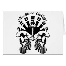 Maritime Wave Propellers Greeting Card