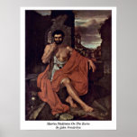 Marius Meditates On The Ruins By John Vanderlyn Poster