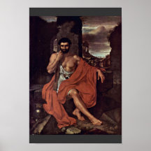 Marius Meditates On The Ruins Of Carthage By Vande Poster
