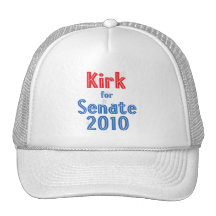 Mark Kirk for Senate 2010 Star Design Mesh Hats