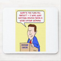 mark sanford wise latina woman mouse pads