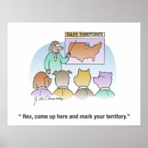 Mark Your Territory Posters
