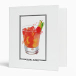Marker Sketch Tequila Sunrise Cocktail Binders